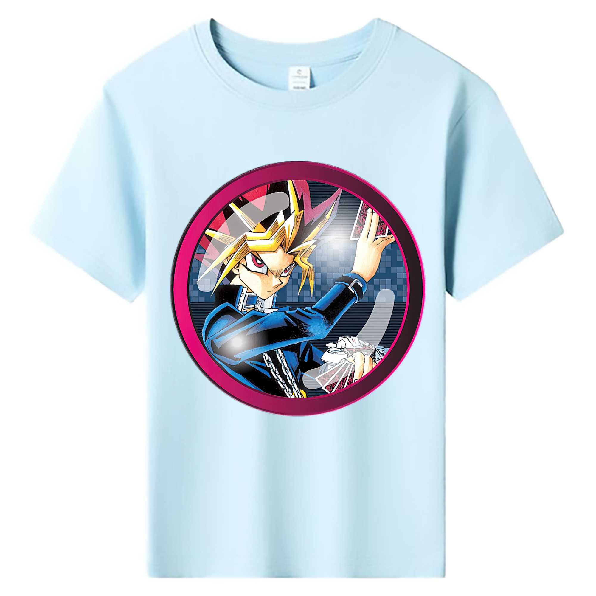（画像用） 遊☆戯☆王 Yu-Gi-Oh! 綿100％キッズTシャツ（フロントプリント）